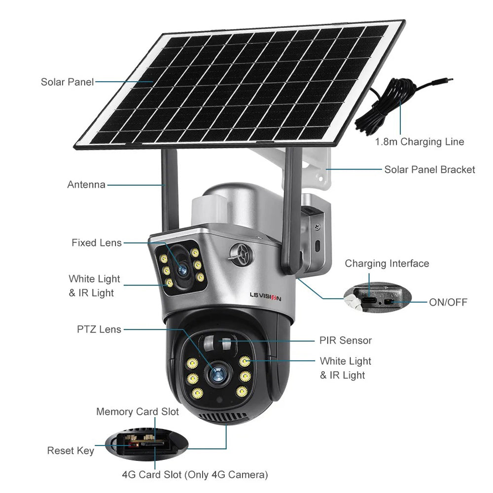 LS VISION Solar Camera